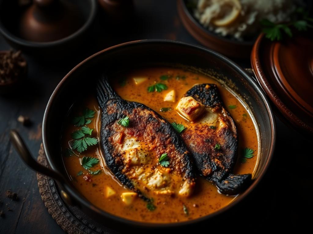 Vazhaipoo Meen Kuzhambu